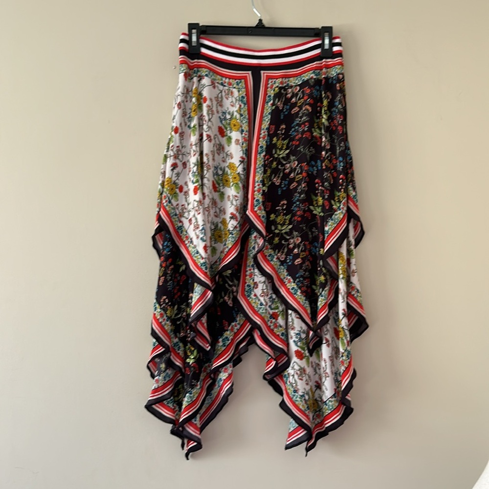 Alice + Olivia Multicolor Asymmetrical Skirt - Picture 4 of 12